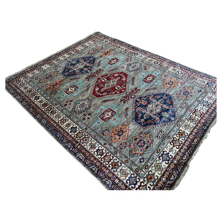 Fair Rug Hand-Knotted Afghan Rug Premium Hand-Spun Afghan Wool Fair Trade For ...