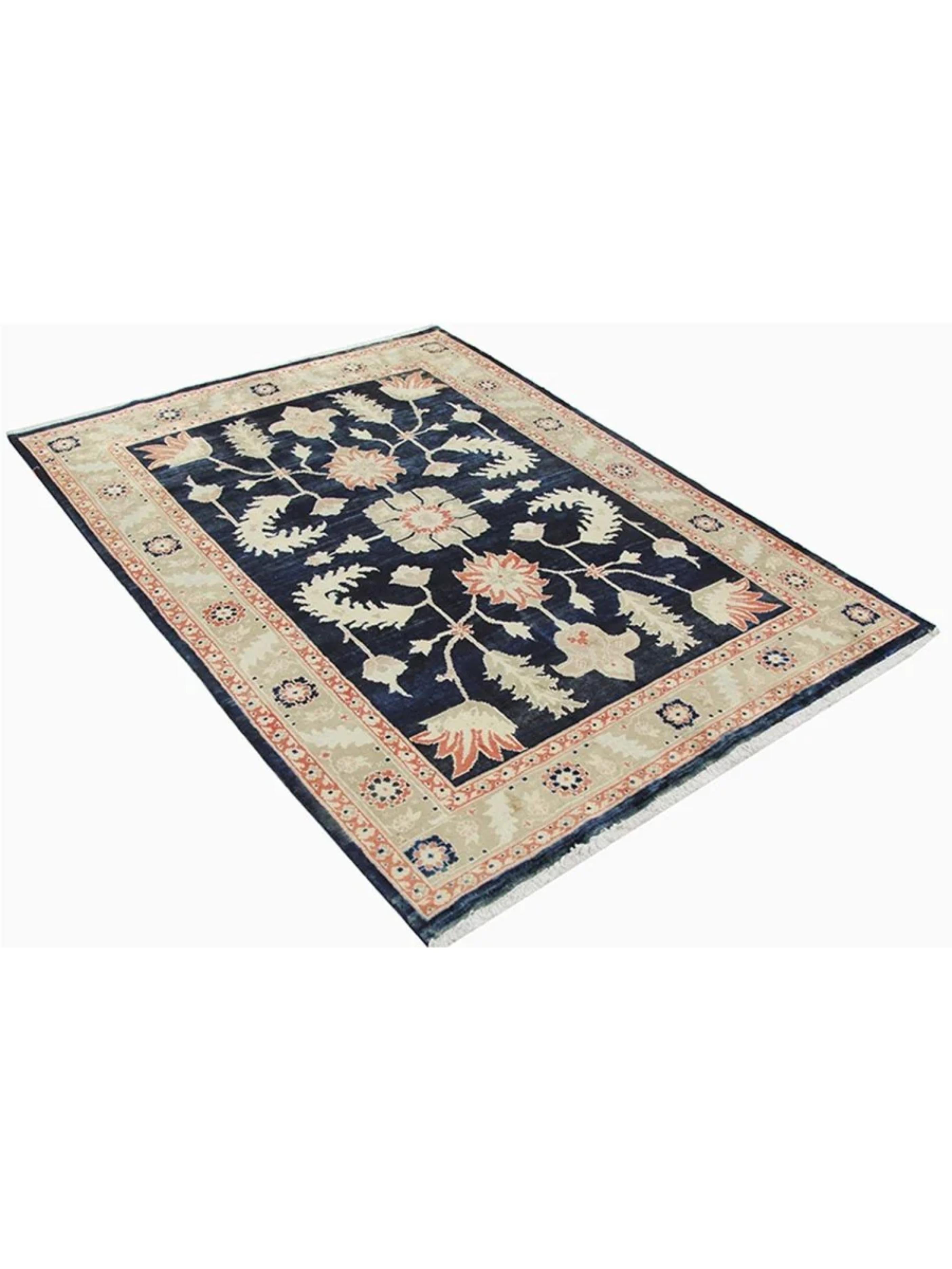 5x7 Handgeknüpfter alter Tabriz-Teppich (Ende des 20. Jahrhunderts) im Angebot