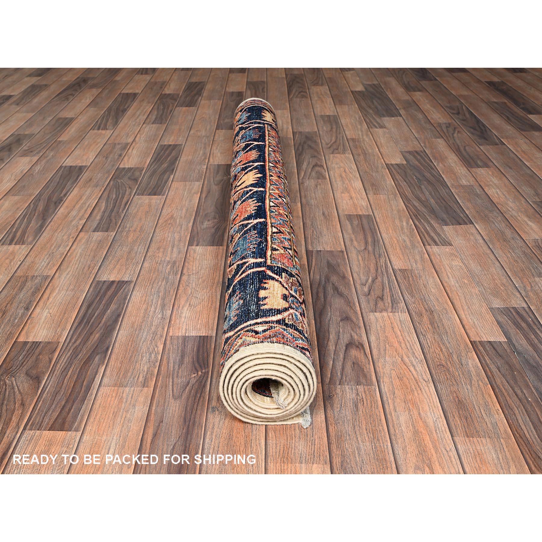 5'x7' Ivory Northwest Persian Design Hand Knotted Aryana Grade Pure Wool Rug In New Condition For Sale In Carlstadt, NJ