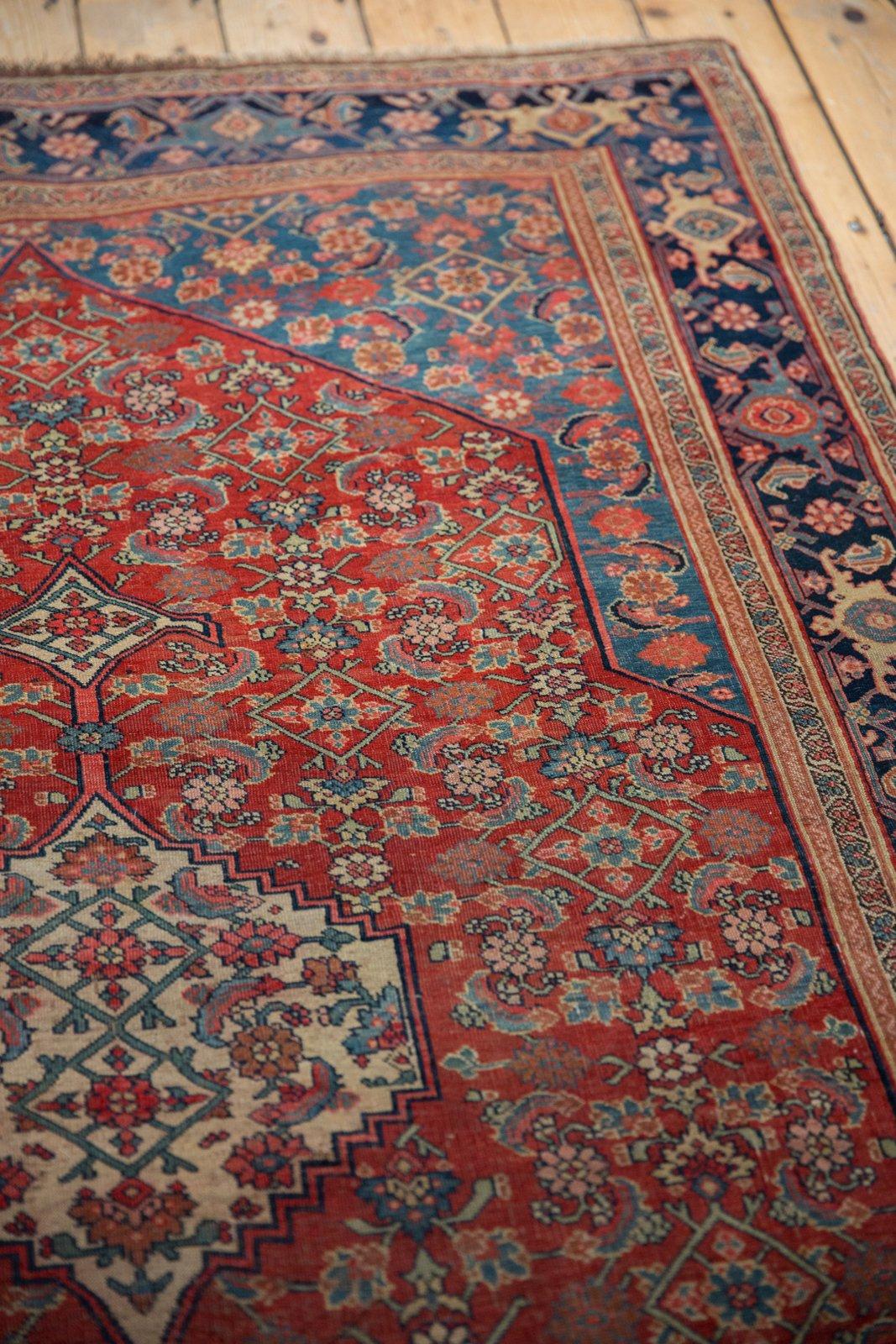 Early 20th Century Antique Bijar Rug For Sale