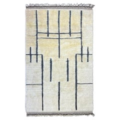 5x8 Ft Handmade Moroccan Style Tulu Rug. 100% Wool. Custom Options Available