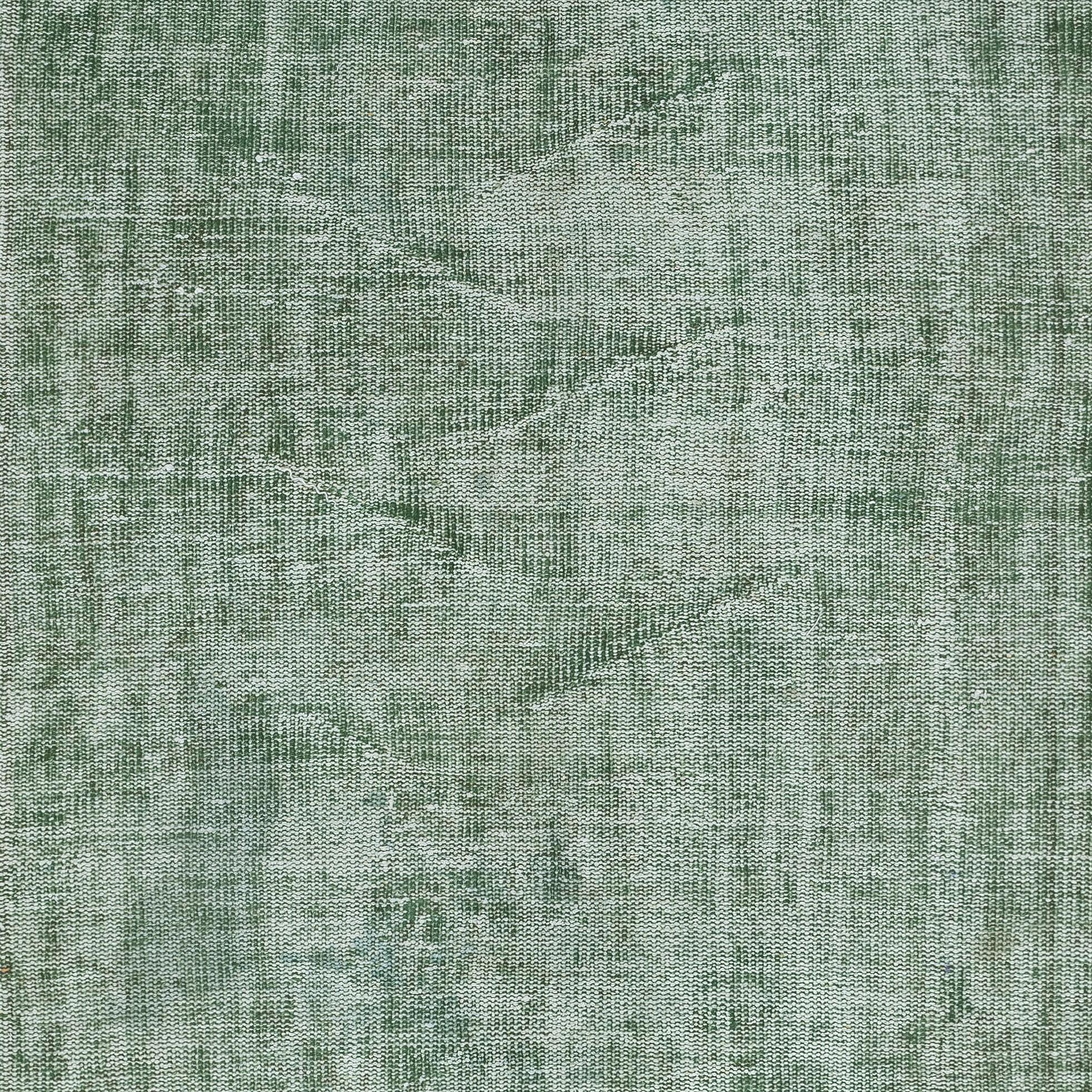 Turco Tappeto vintage 5x8 Ft sovratinto in verde per interni moderni. Annodato a mano in Turchia in vendita