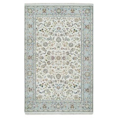 5
x8
Marfil, Diseño Nain 250 KPSI, Alfombra anudada a mano de lana natural