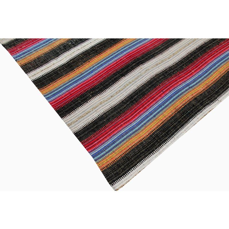 Navajo Style Flat-Weave Persian Kilim Rug For Sale 3
