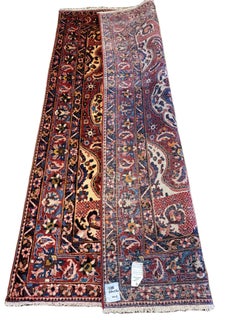 5'x8' Antique Bakhtiari- rust / cream