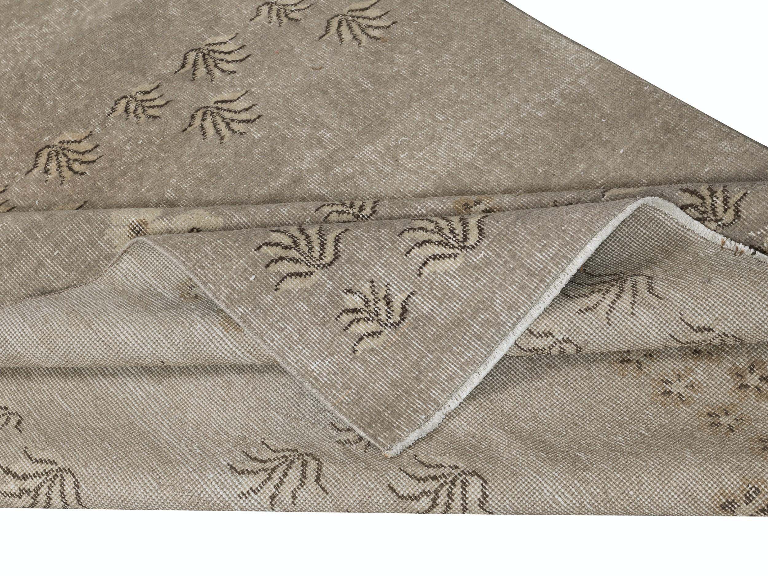 5x8,5 Ft handgeknüpfter türkischer Vintage-Teppich für Land- und Bauernhausdekor (Türkisch) im Angebot