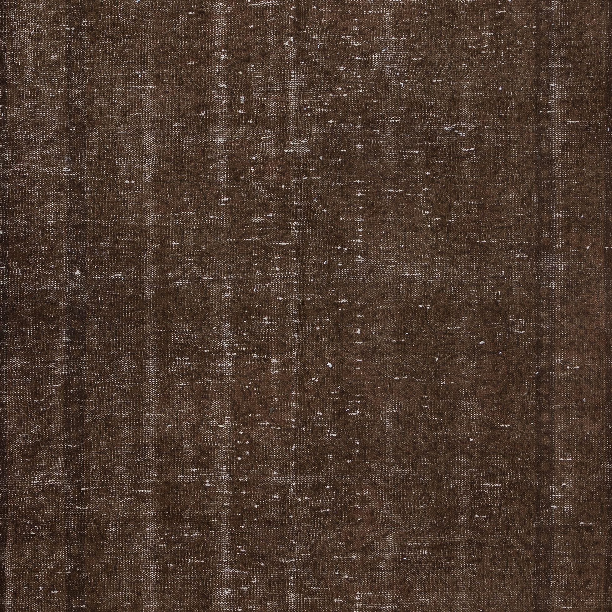 5x8.7 Ft Contemporary Handmade Turkish Rug in Brown for Living Room Decor In Good Condition For Sale In Philadelphia, PA