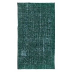 5x8.7 Ft Tappeto moderno fatto a mano in turco Greene & Greene, dall'aspetto invecchiato, tappeto vintage