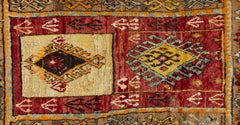 5x8.7 Ft Rare Antique Handmade Turkish Village Rug