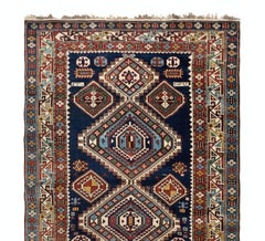 5x9 Ft Antique Shirvan Rug, East Caucasus, Late 19th Century