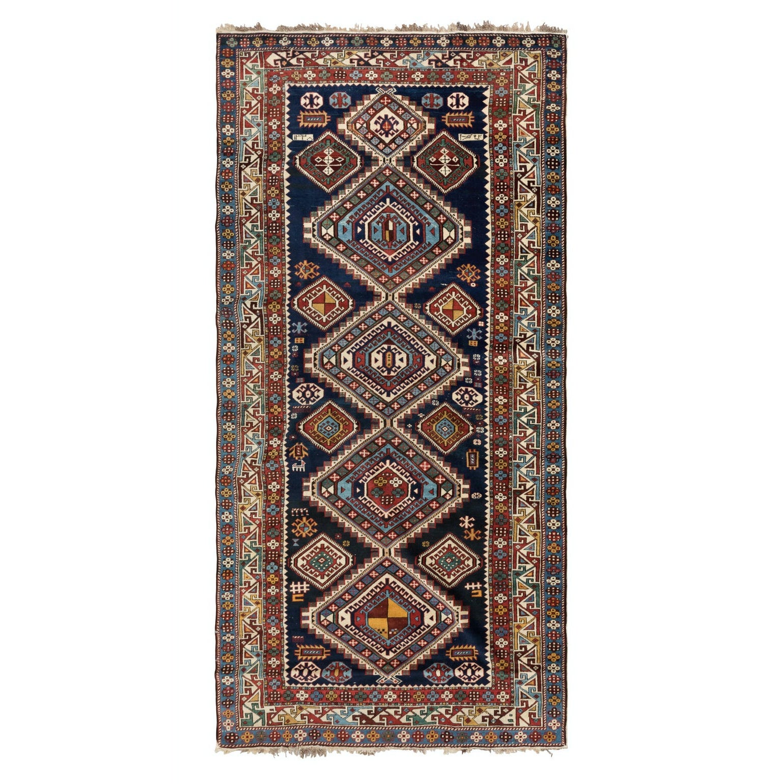 5x9 Ft Antique Shirvan Rug, East Caucasus, Late 19th Century