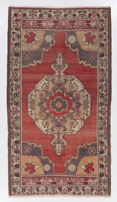 5x9 Ft One of a Kind Vintage Cappadocia Rug, Semi Antique Turkish wool Carpet