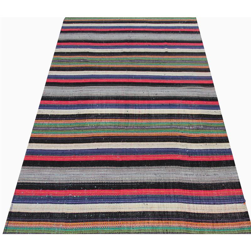 Hand-Woven Navajo Style Flatweave Persian Kilim Rug For Sale