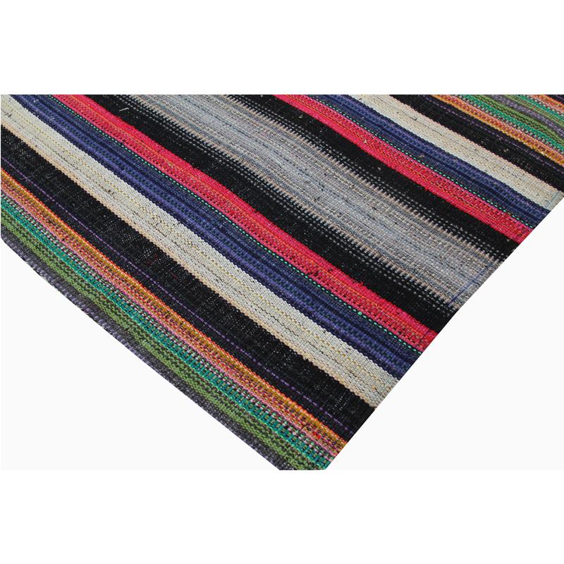 Cotton Navajo Style Flatweave Persian Kilim Rug For Sale