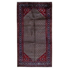 5
x9
6" Marrón Silla, Nueva Alfombra Persa Serab, Alfombra de Lana Pura Anudada a Mano