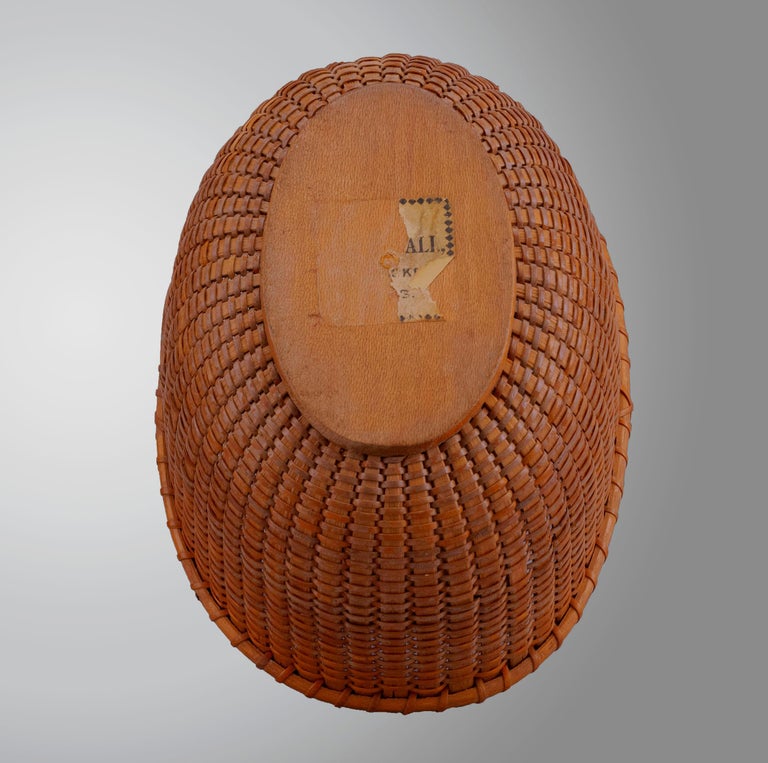 Nantucket Lightship Basket, Made by Davis Hall on the South Shoal