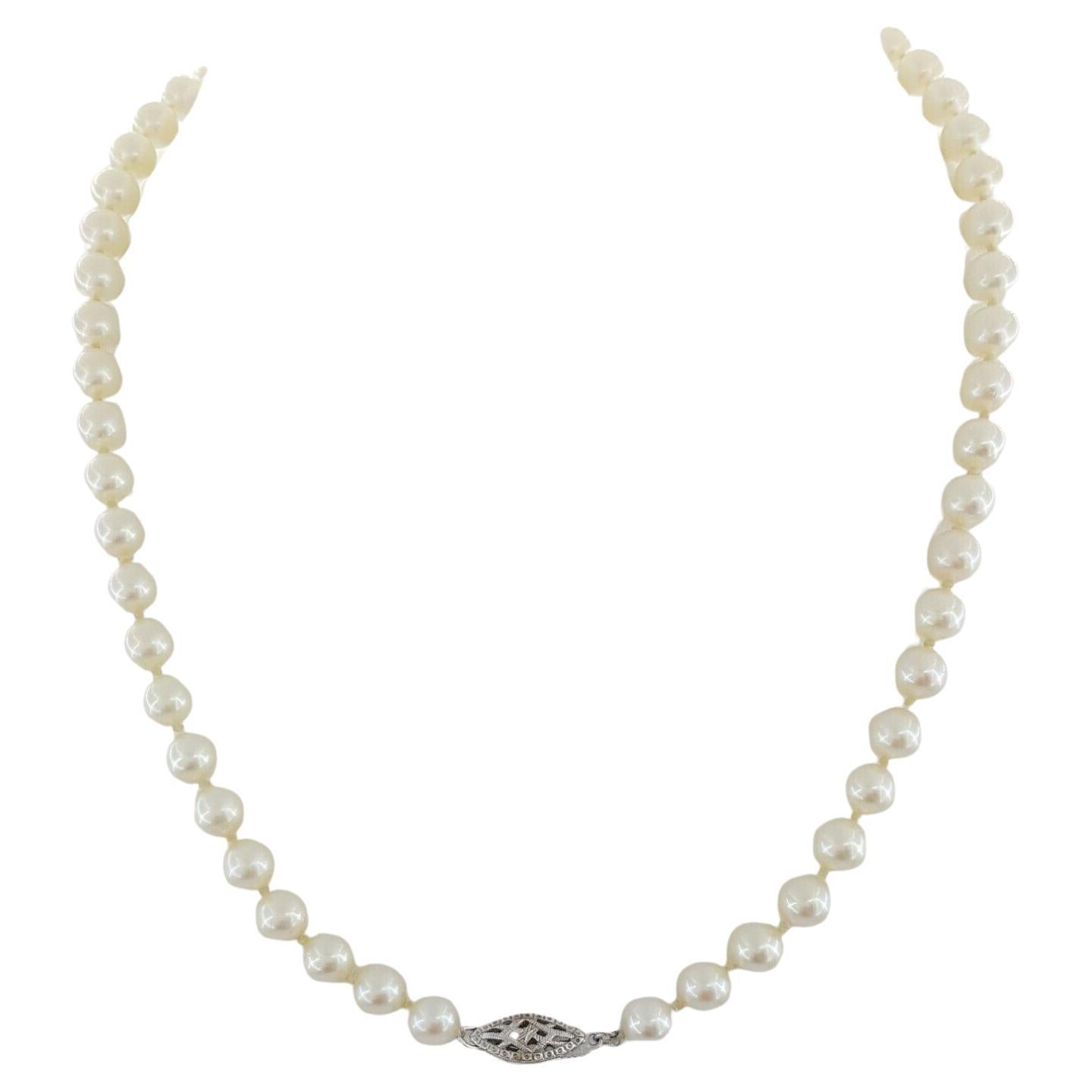 6-6.5 mm Akoya Pearl Strand Necklace 