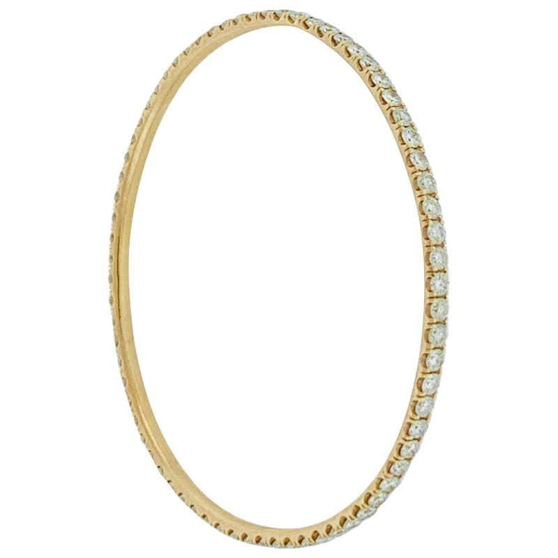 40 Pointer Each, 36 Ct Single line Eternity 18 Kt Gold and Diamond ...