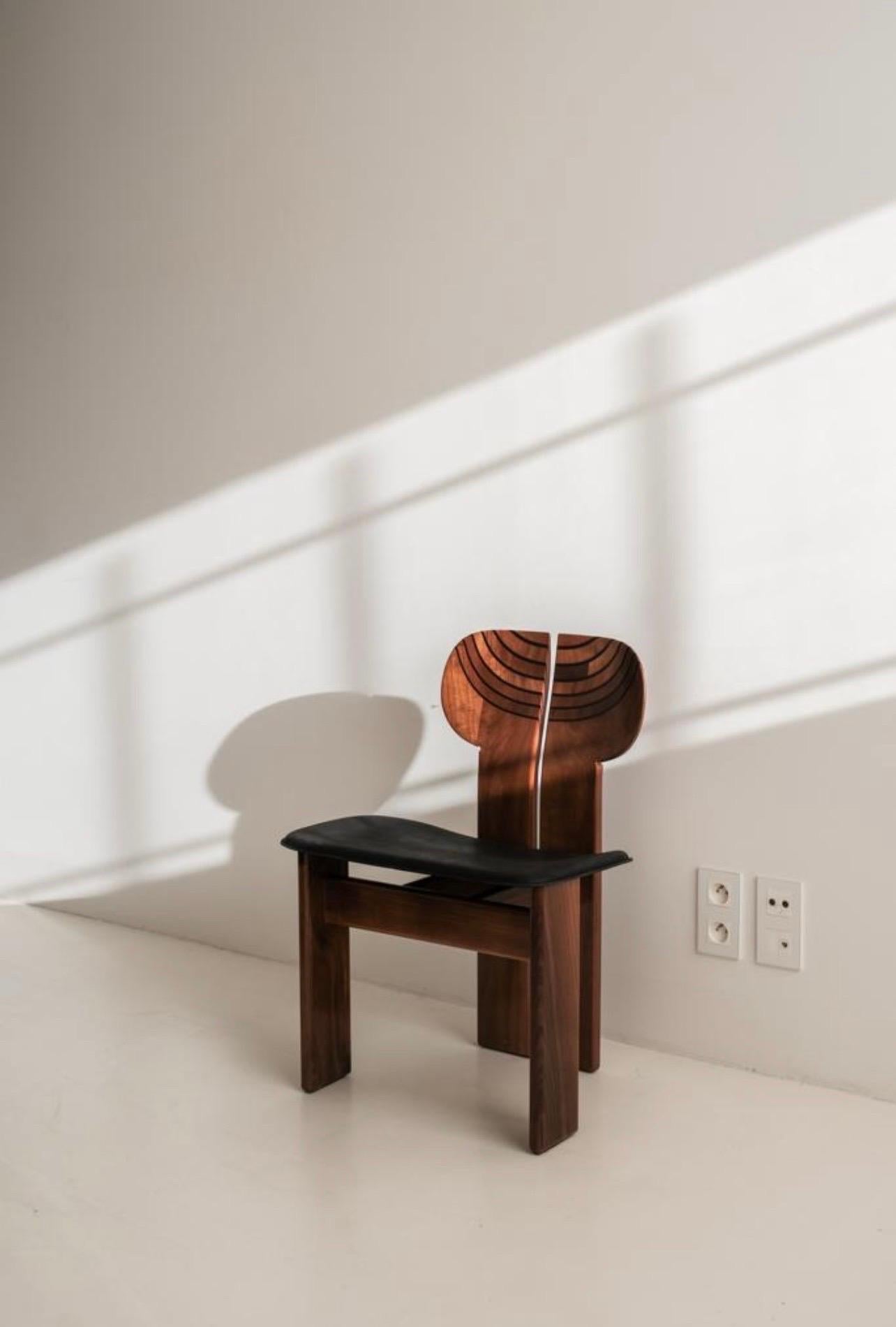 Africa Chair by Afra & Tobia Scarpa for Maxalto, 1970’s (6 available) 4