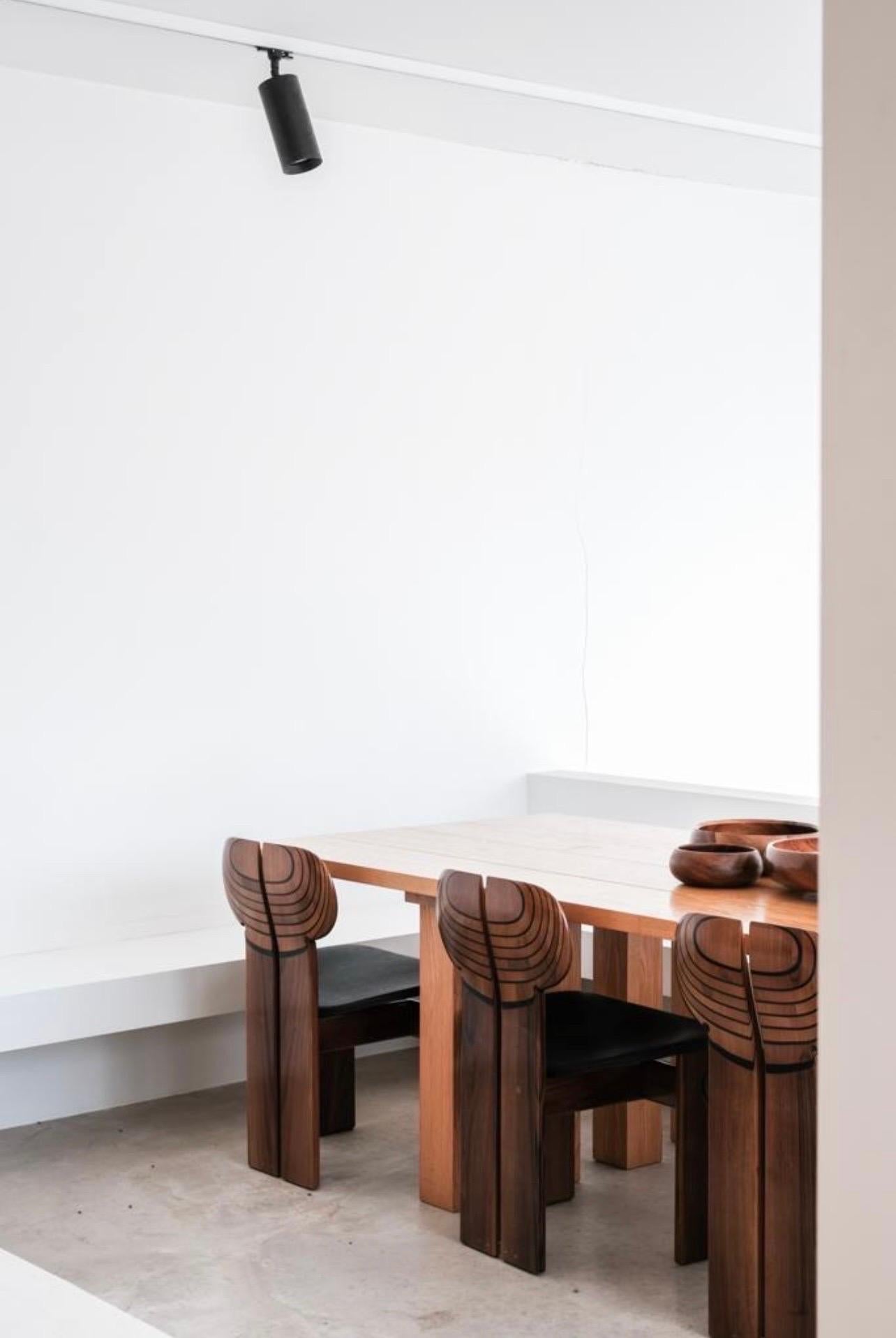 Late 20th Century Africa Chair by Afra & Tobia Scarpa for Maxalto, 1970’s (6 available)