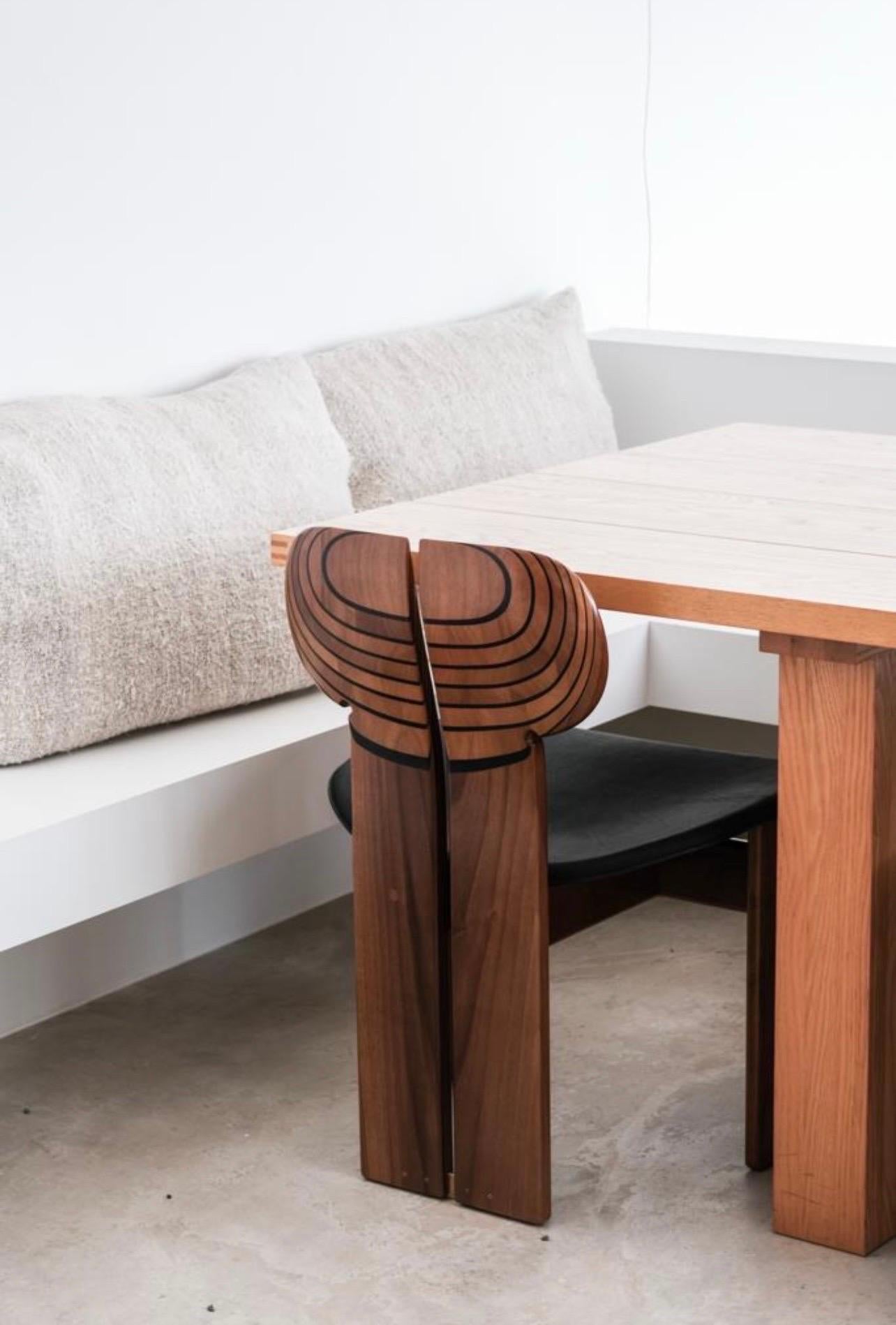 Africa Chair by Afra & Tobia Scarpa for Maxalto, 1970’s (6 available) 2