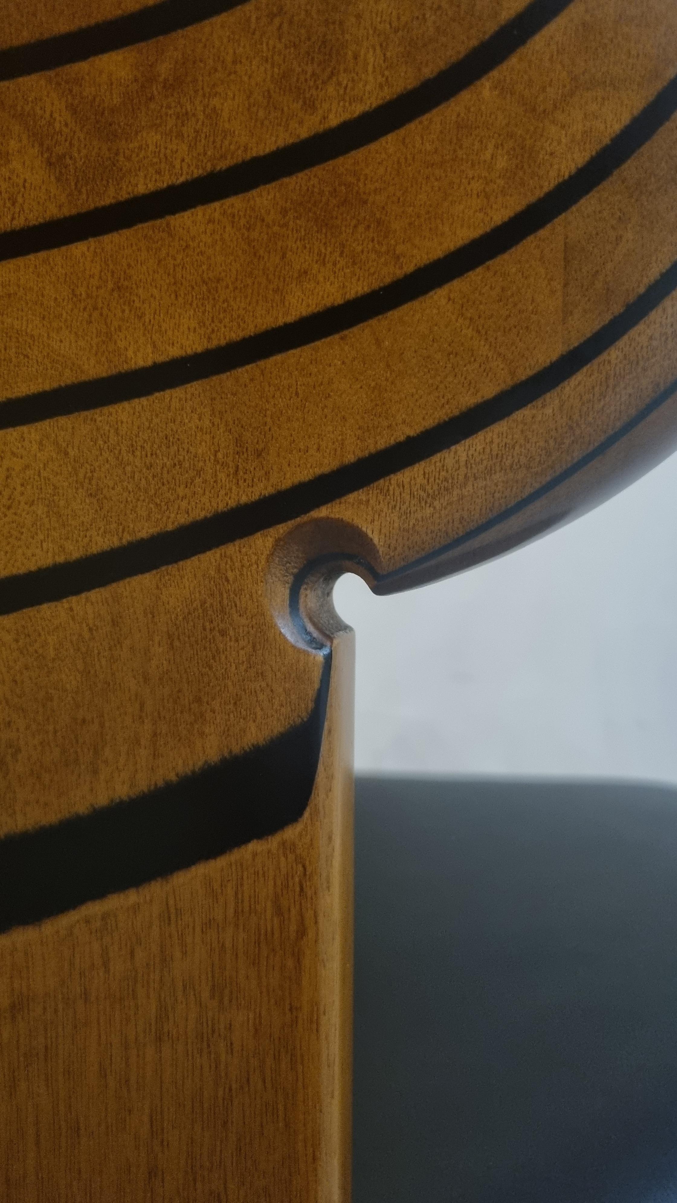 6 Africa chairs designed by Afra & Tobia Scarpa for Maxalto 1980s Artona series For Sale 4