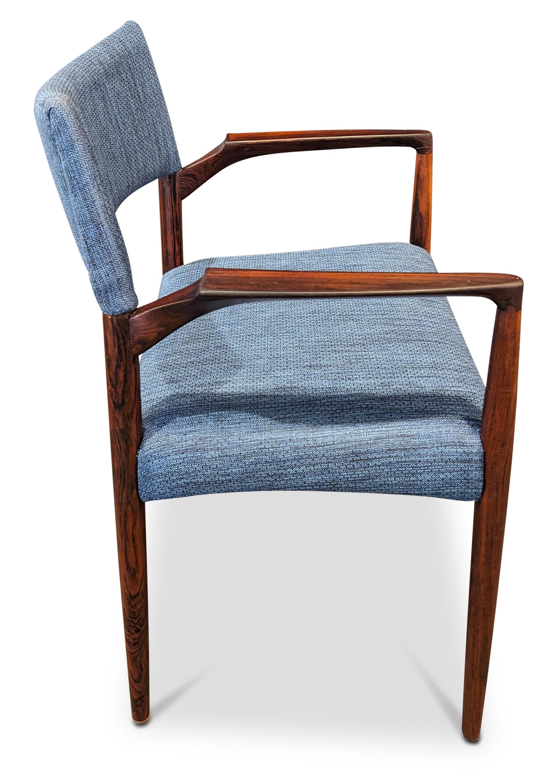 6 Aksel Bender Madsen Rosewood Dining Chairs - 072342 Vintage Danish Mid Century 1