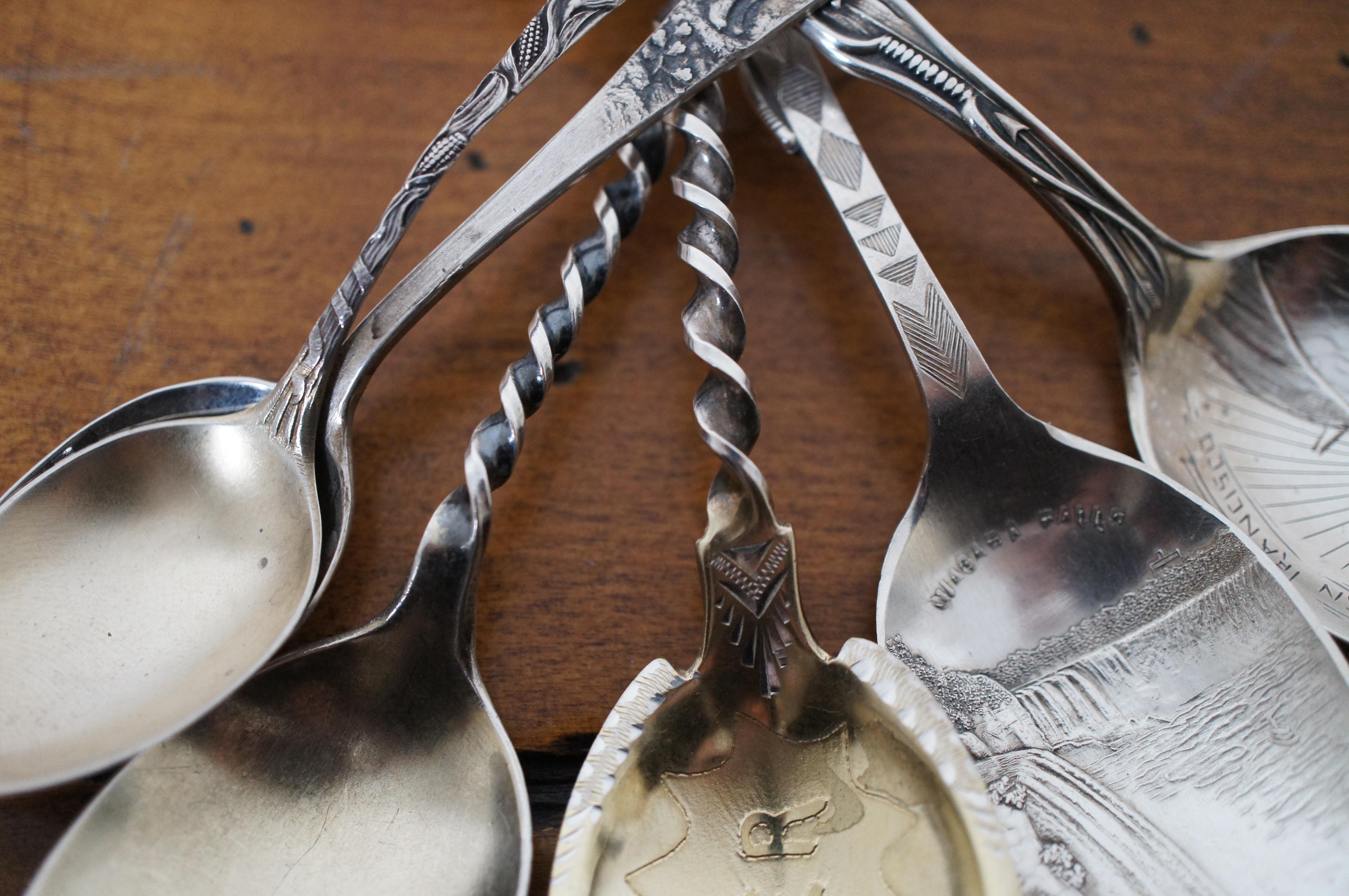 antique silver spoon