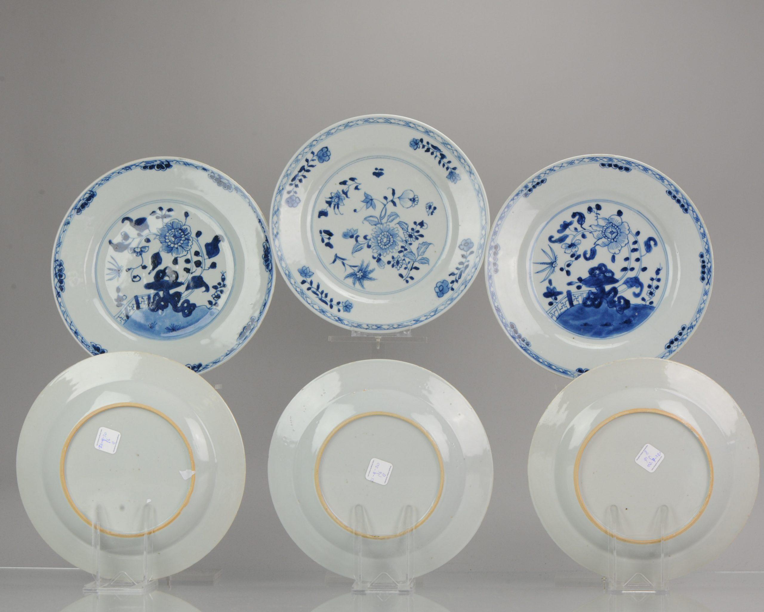 blue and white danish china