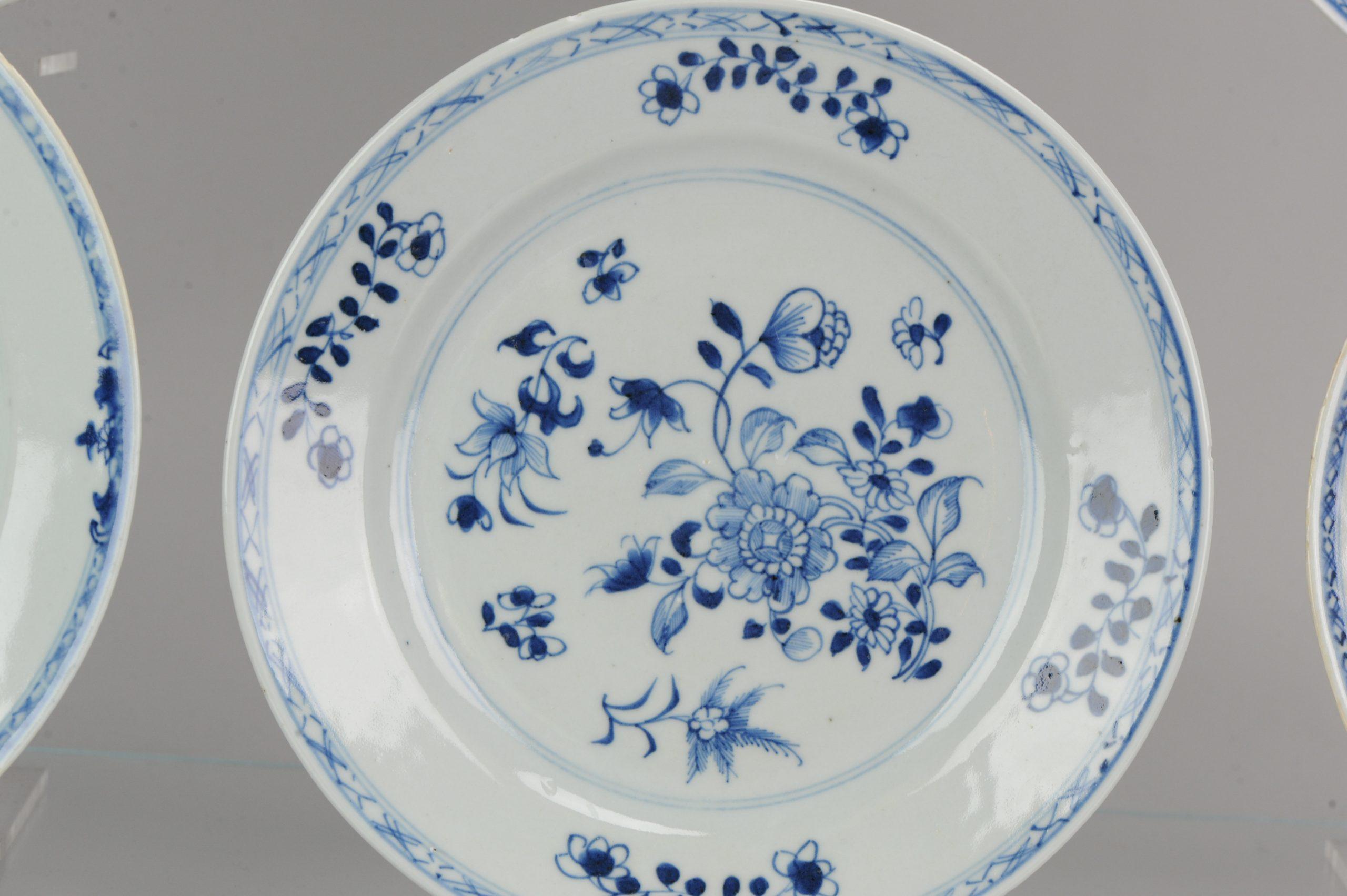 #6 Antique Chinese Porcelain 18th Century Yongzheng/Qianlong Period Blue White For Sale 2
