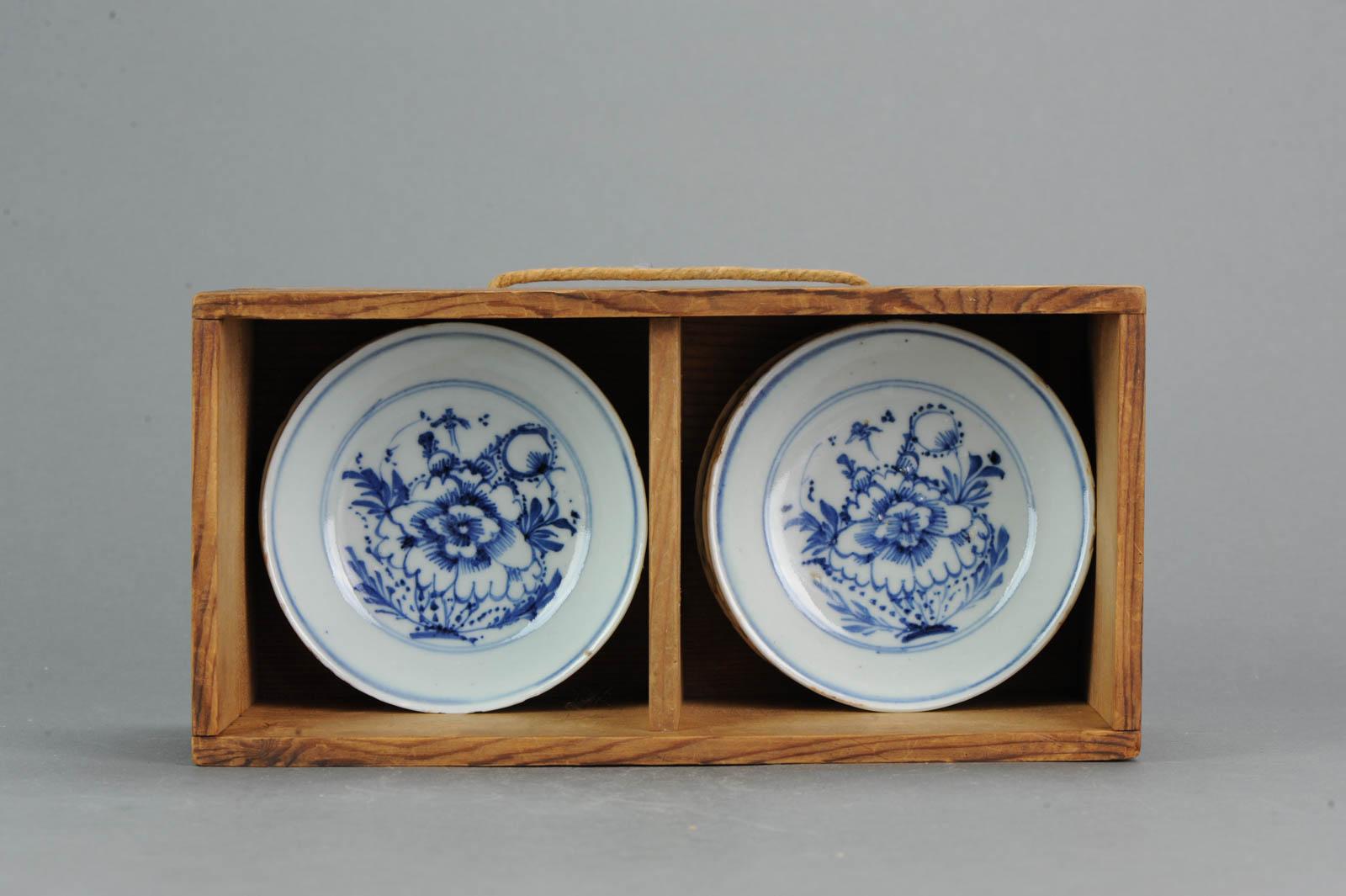 Chinois Assiette ancienne en porcelaine chinoise Tianqi Chongzhen 16/17C Ming Peony marquée #6 en vente