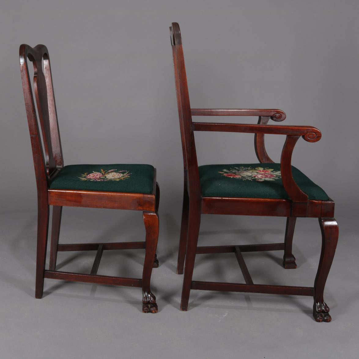antique chippendale chairs