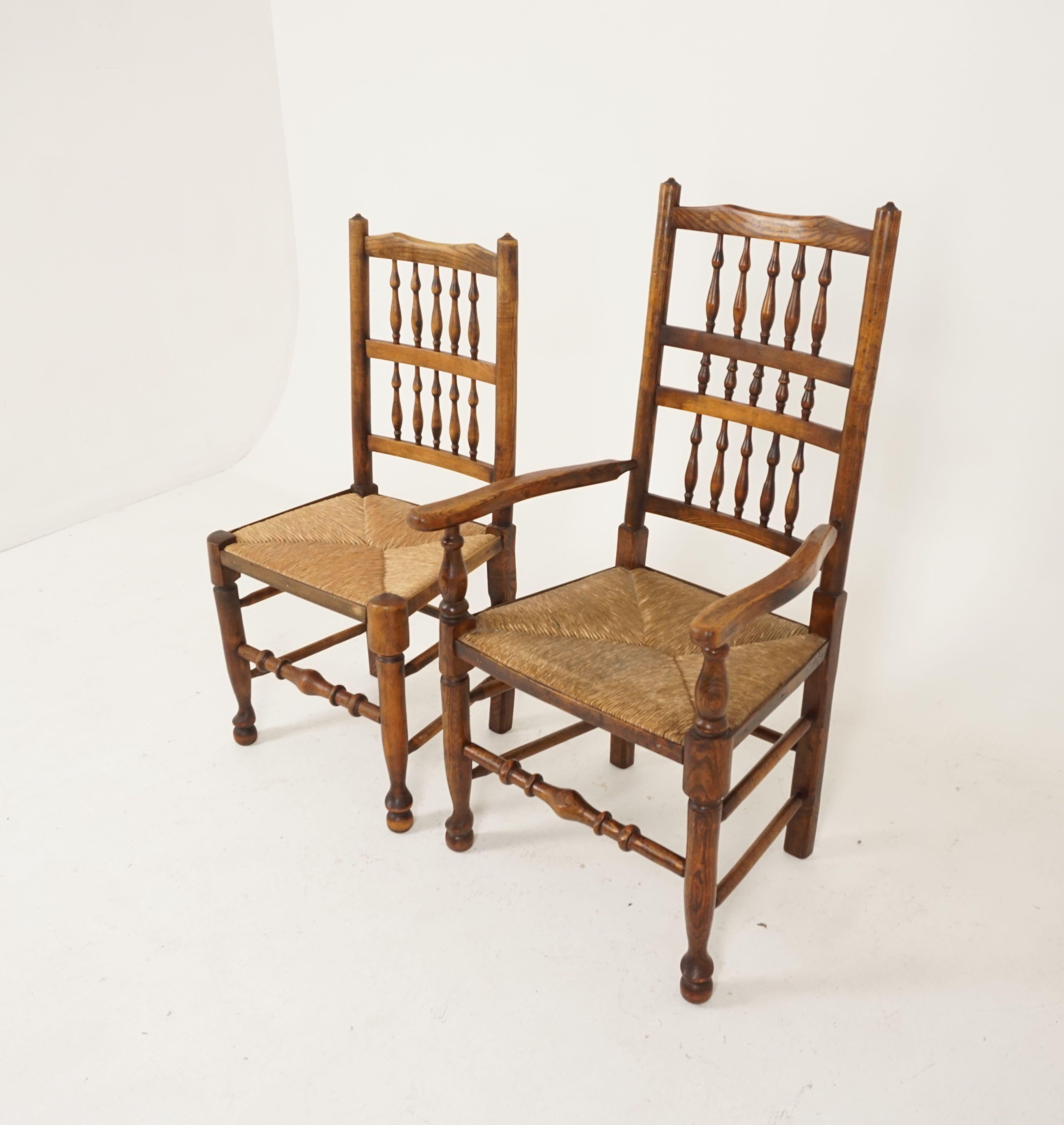 farmhouse spindle back dining chairs