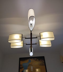 Araña de 6 brazos de R. Lunel, hacia 1950