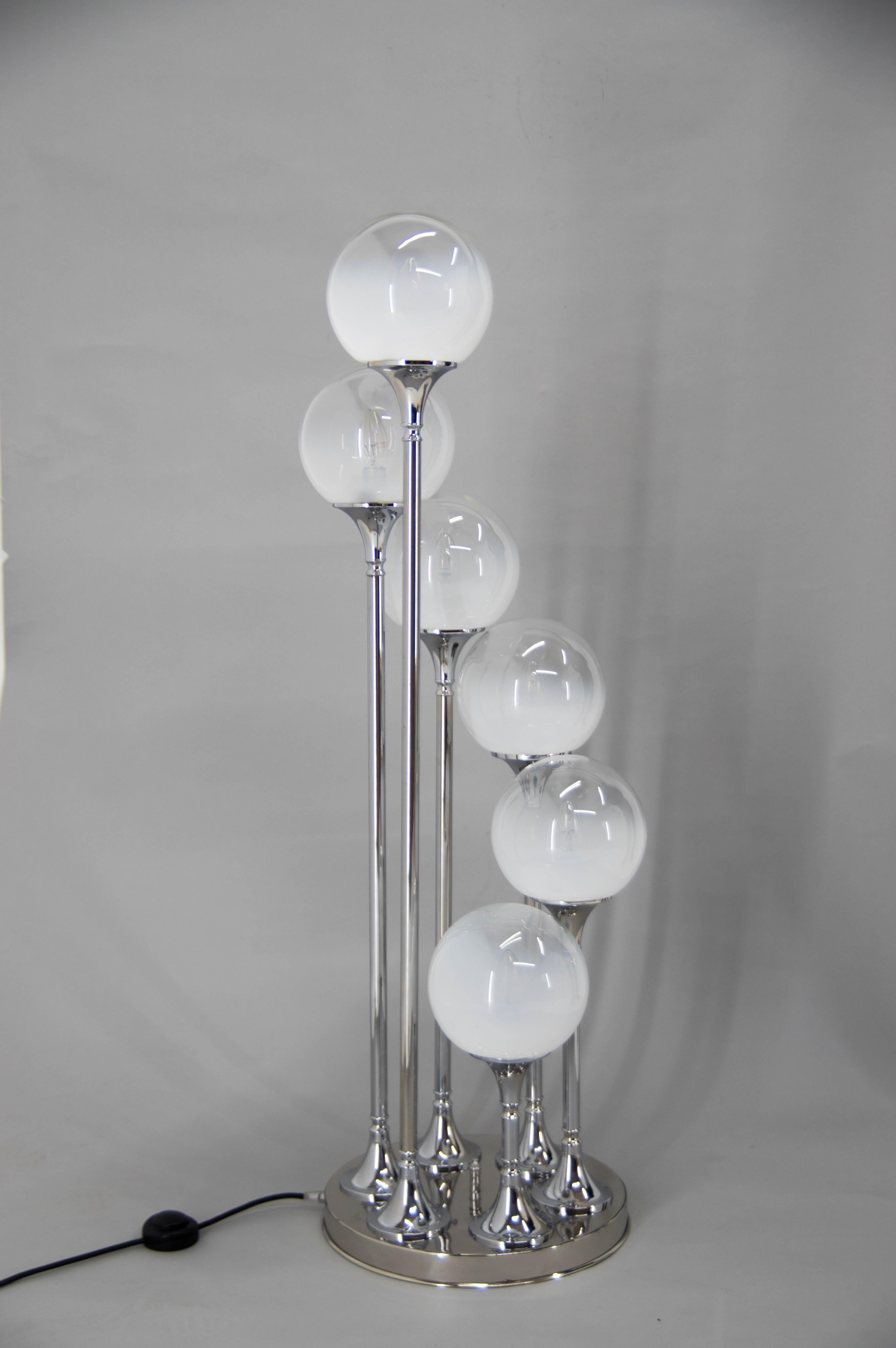 Italian 6-Arms Floor Lamp by Targetti Sankey, Italy, 1960s For Sale