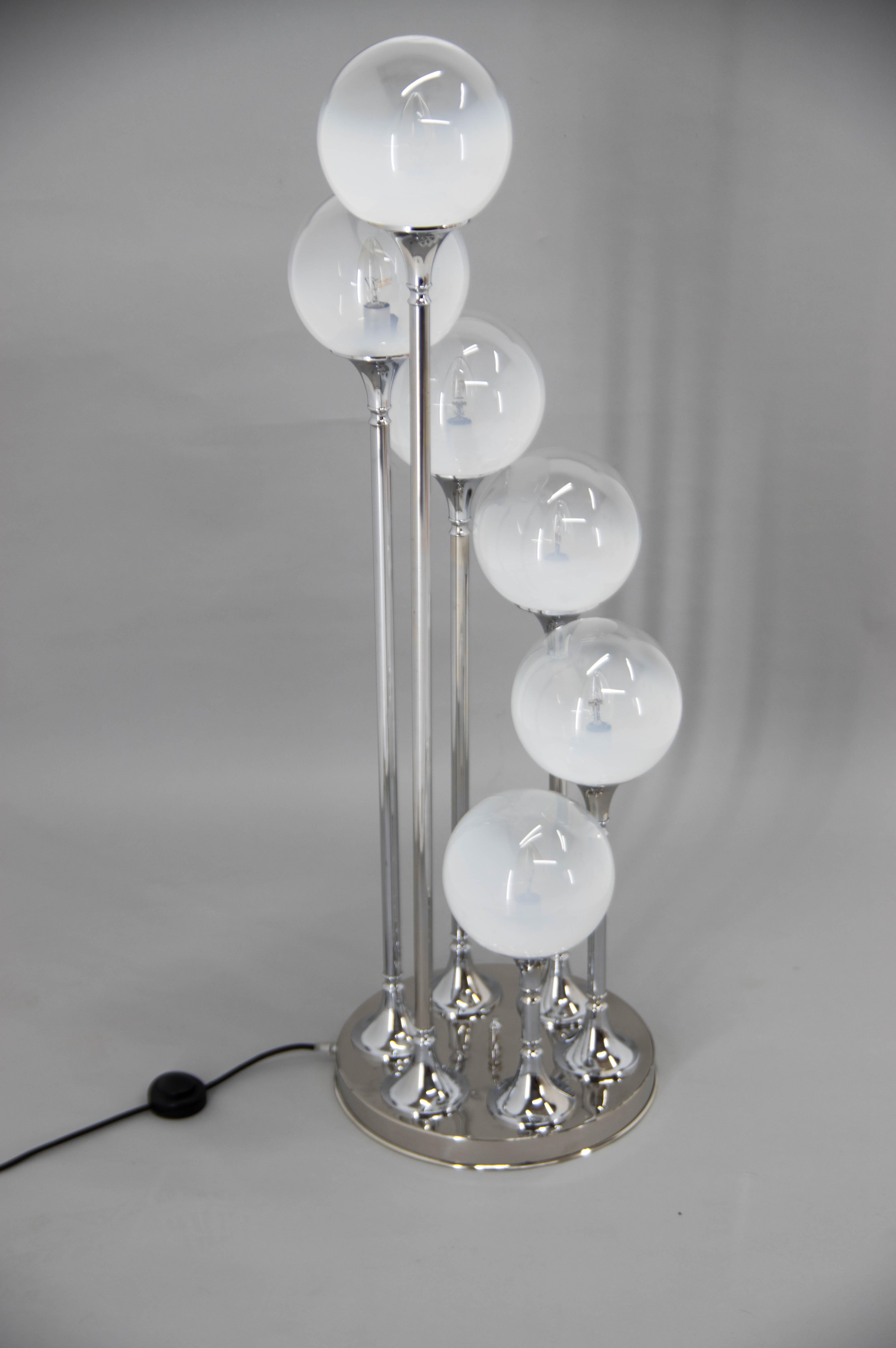 6-Arms Floor Lamp by Targetti Sankey, Italy, 1960s For Sale 1