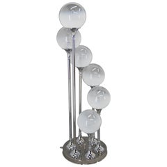 6-Arm-Stehlampe von Targetti Sankey, Italien, 1960er Jahre