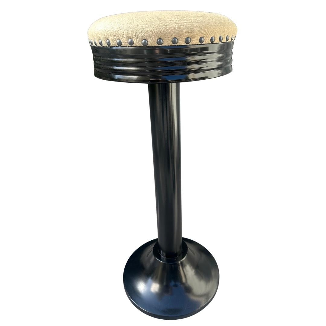 Laccato 6 Sgabelli da bar belgi Art Deco in vendita