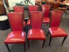 6 Art Deco French Dining Room or Side Chairs