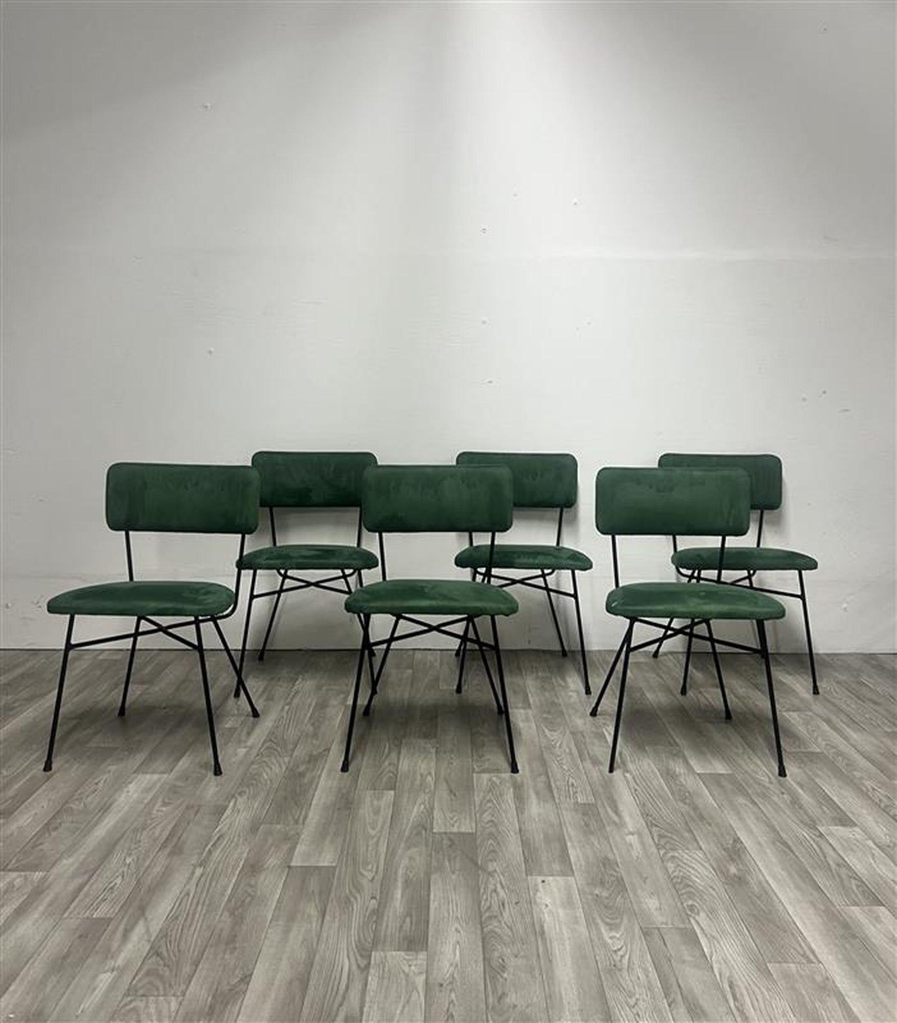 6 BBPR Elettra-Stühle (Mitte des 20. Jahrhunderts) im Angebot