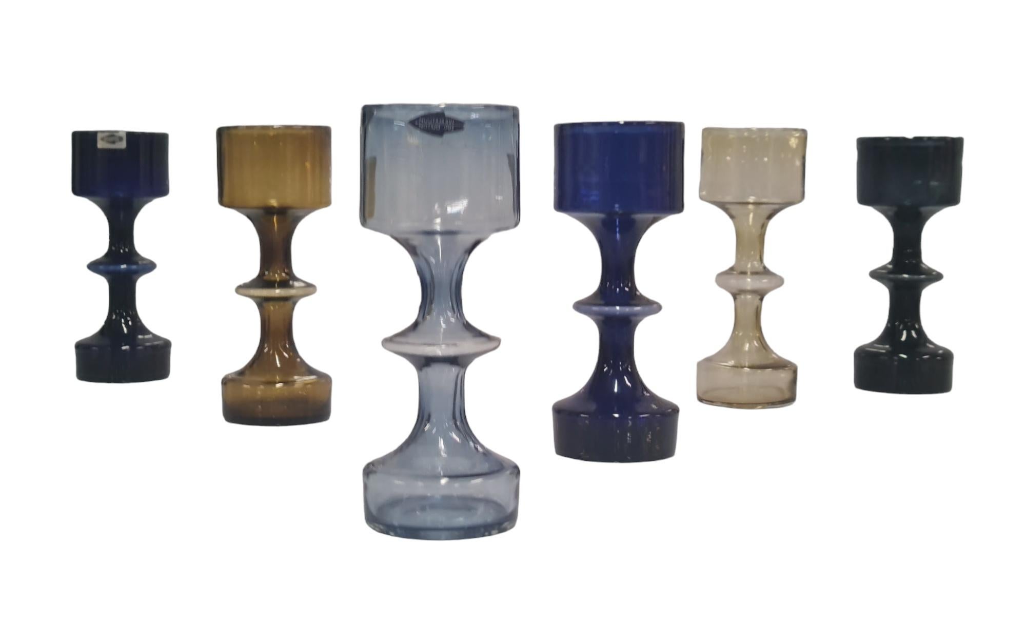 6 Beautiful Vases in Different Colours, KF 245, 1957  For Sale 1