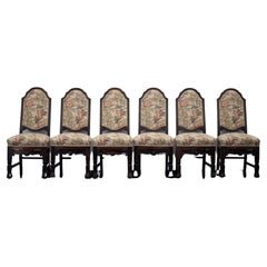 6 Sedie da pranzo in Wood, anni '40