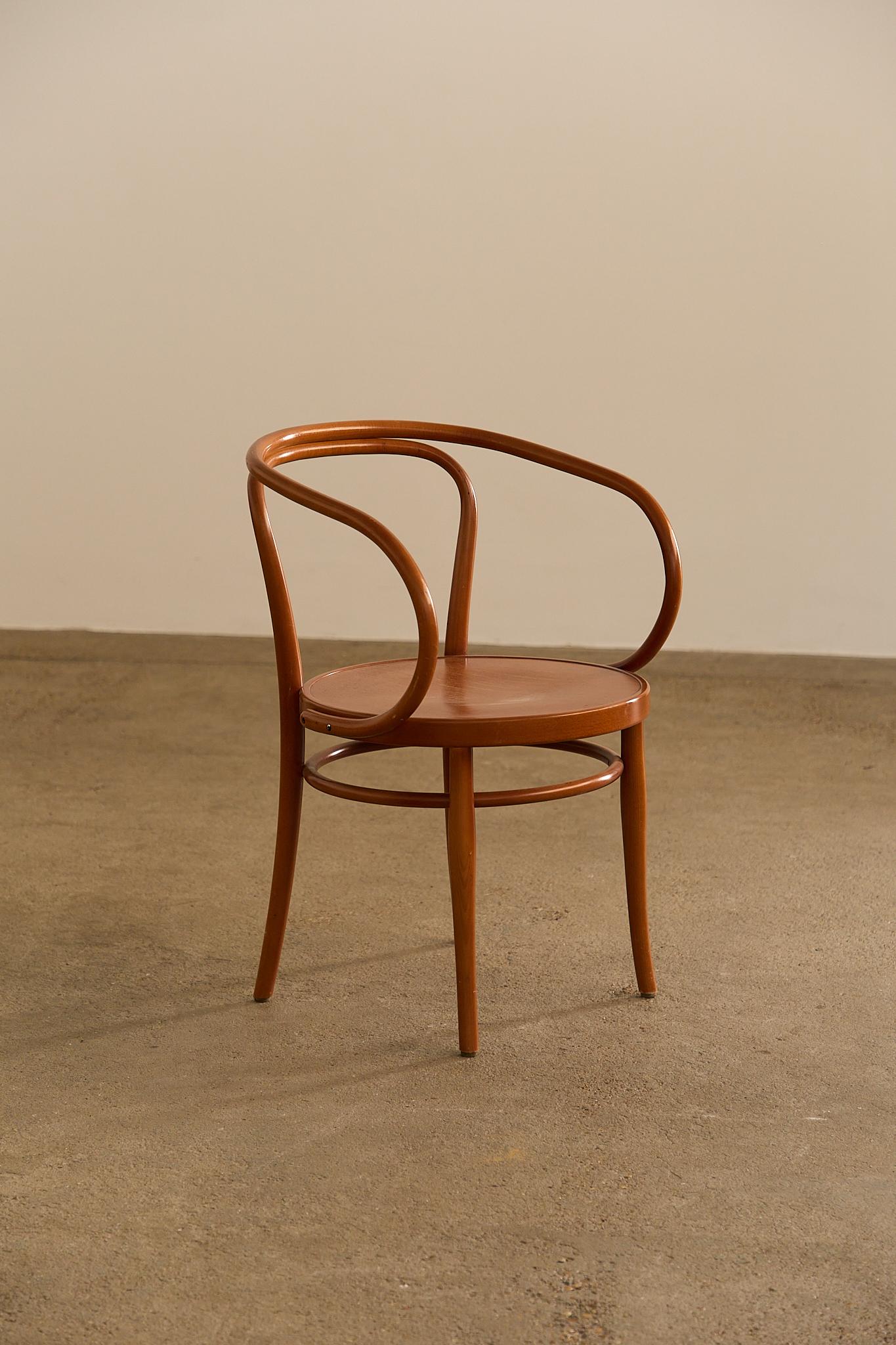 6 Bugholzstühle Mod 209 von Gebrüder Thonet (Mitte des 20. Jahrhunderts) im Angebot