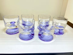 6 Glasses Cognac Smoke Joe Colombo for Arnolfo di Cambio