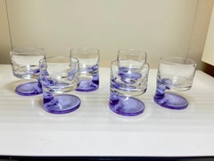 6 Bicchieri Smoke Joe Colombo per Arnolfo di Cambio altezza 9 cm.