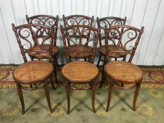 6 bistro chairs Josias Eissler & Söhne restored