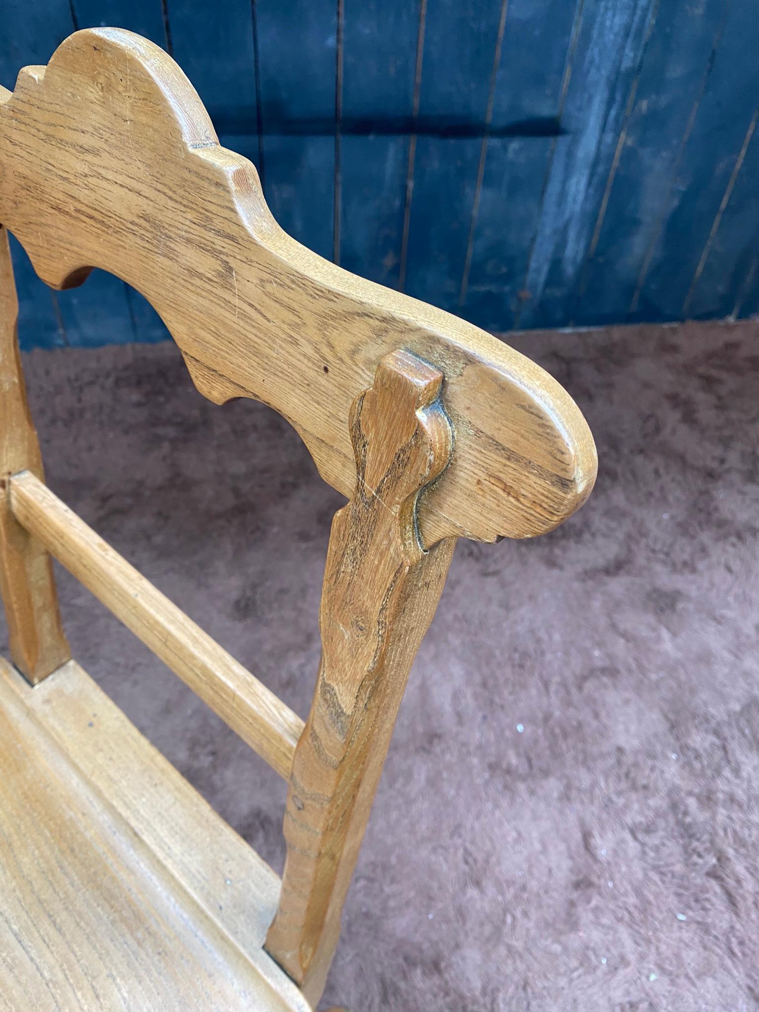 6 Mountain Chairs, in ELM, circa 1900 For Sale 6