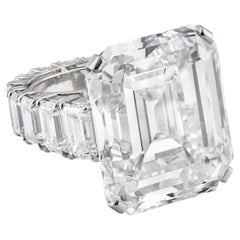 6 Carat Assher Cut Statement Brilliant White / J color VS 14K White Gold