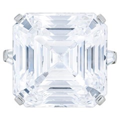 6 Carat Assher Cut Statement Brilliant White VVS 14K Gold Purity in Perfection