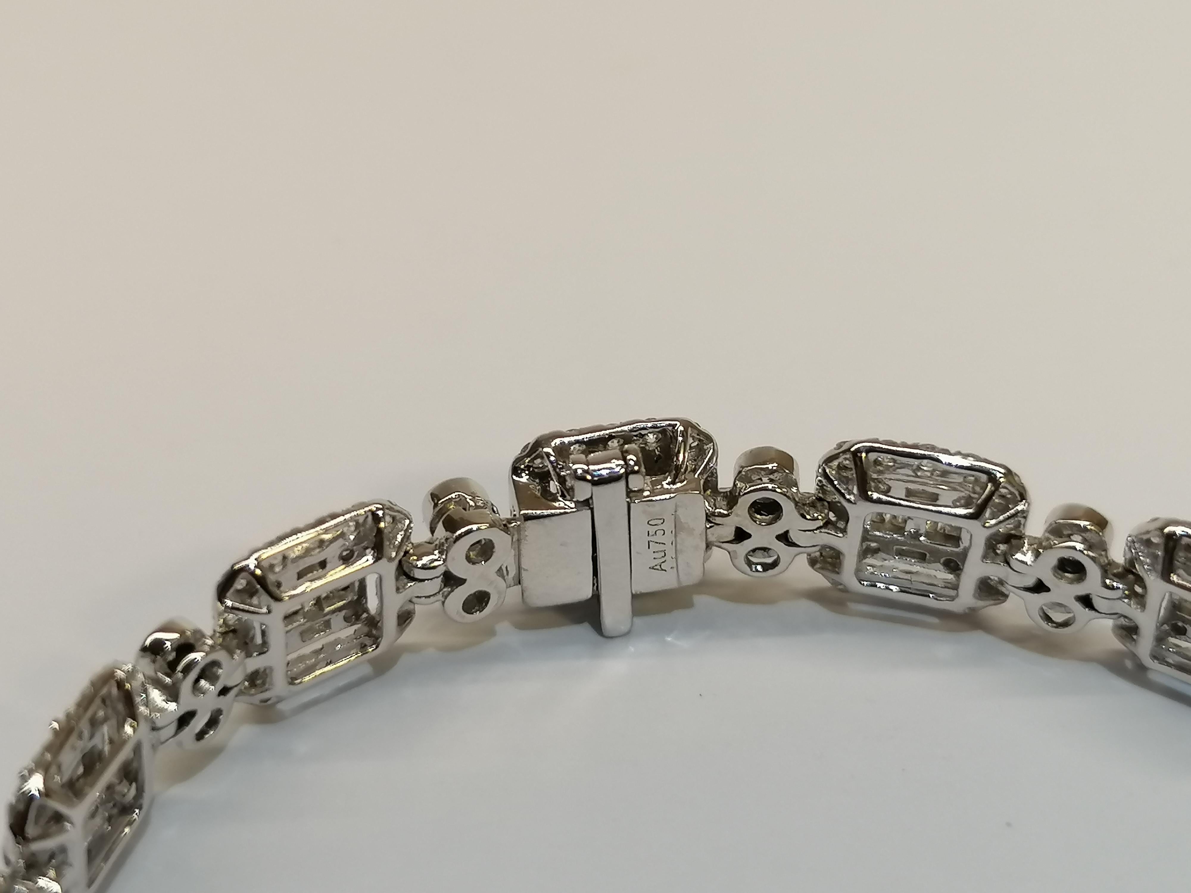 6 carat tennis bracelet